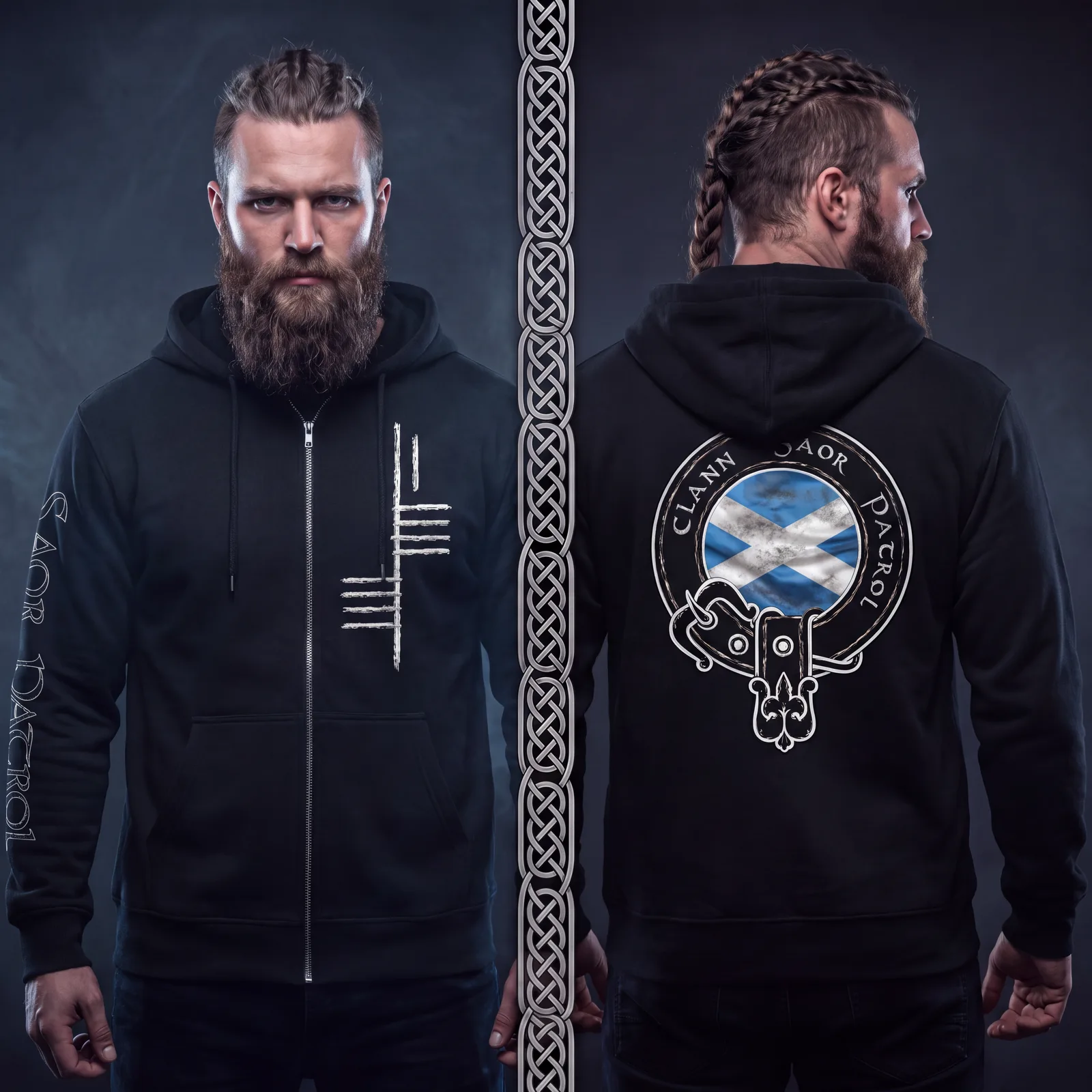 Clann Saor Patrol — Zip-Hoodie